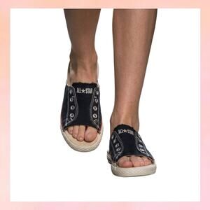 Converse Chuck Taylor All Star Canvas Slide Sandals - Navy Blue - Size 6